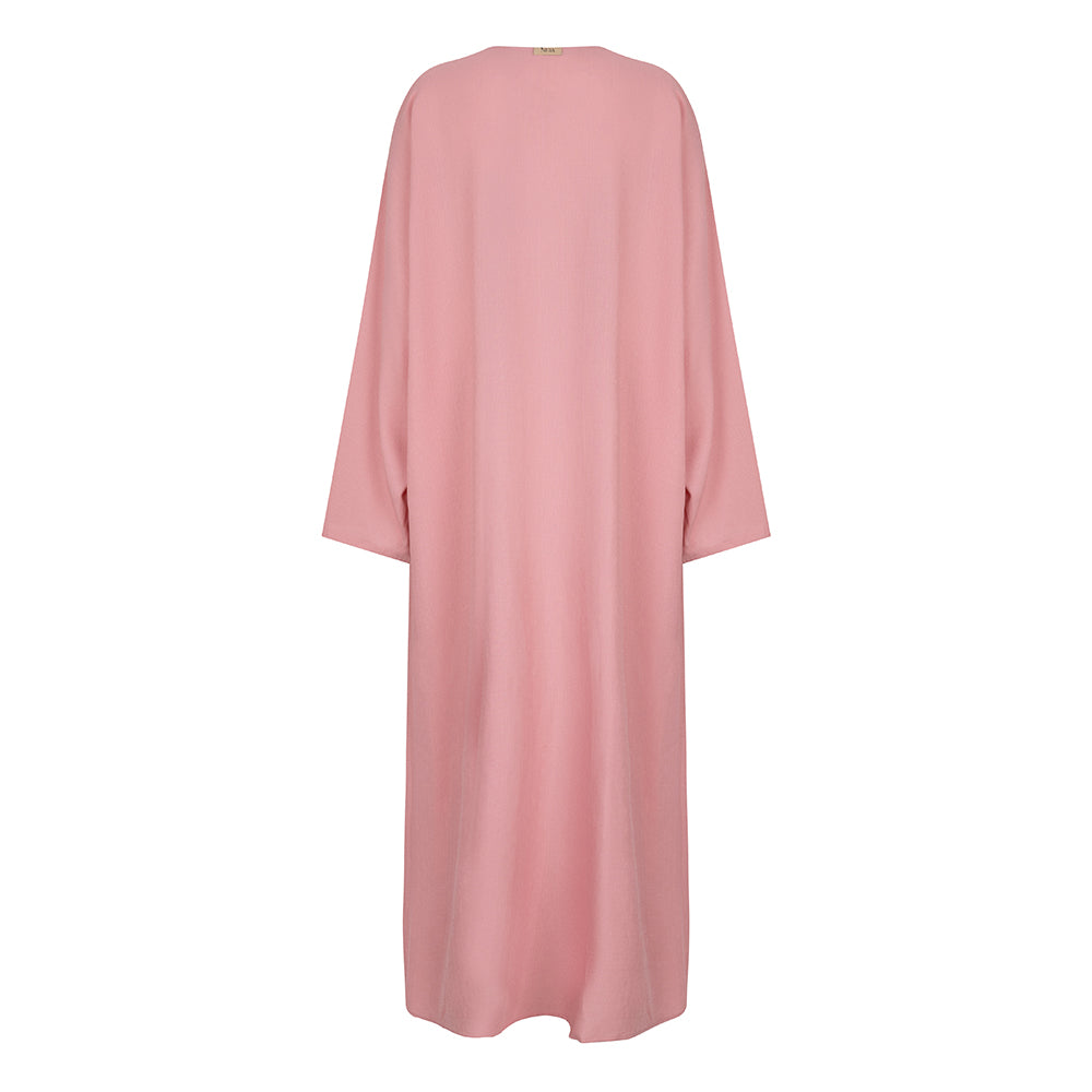 Linen Abaya | Strawberry