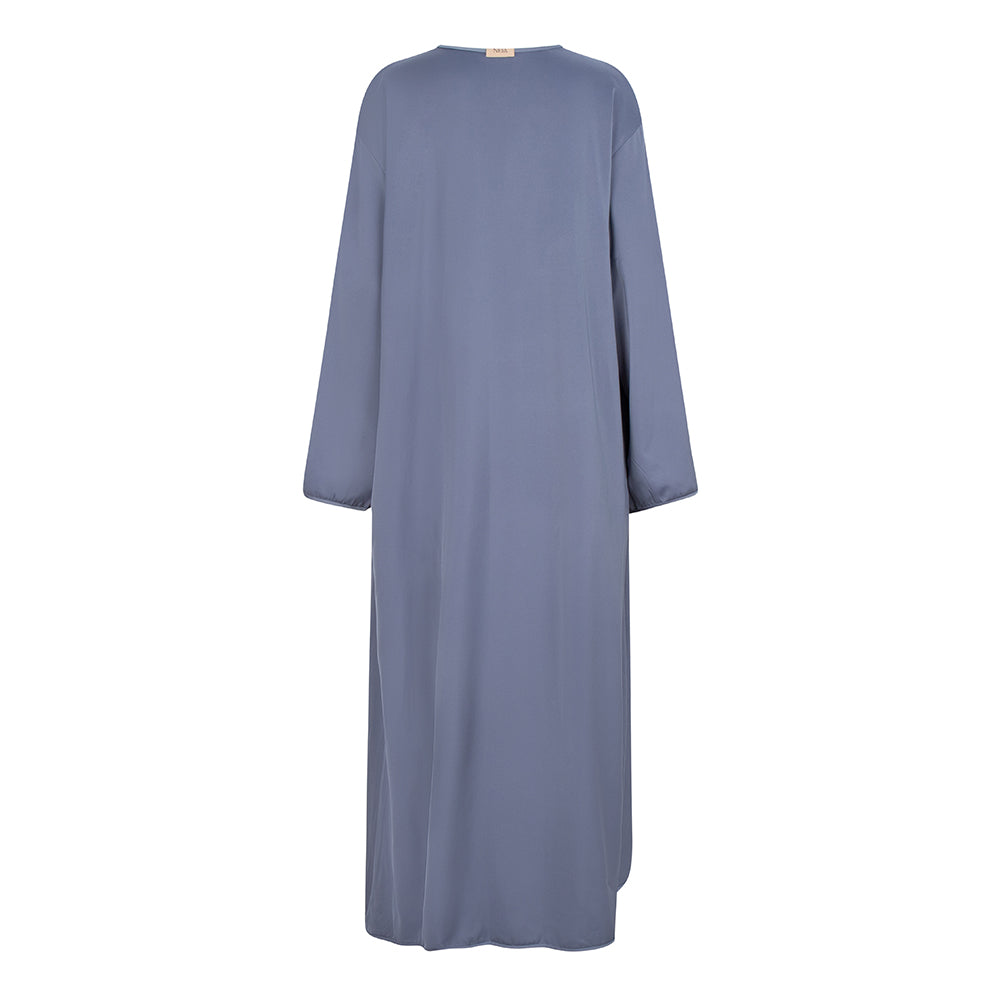 Double Satin Abaya | Ocean