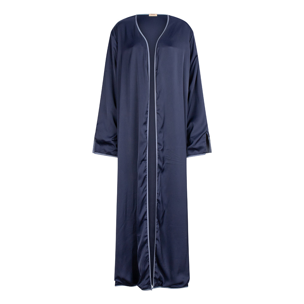 Double Satin Abaya | Ocean