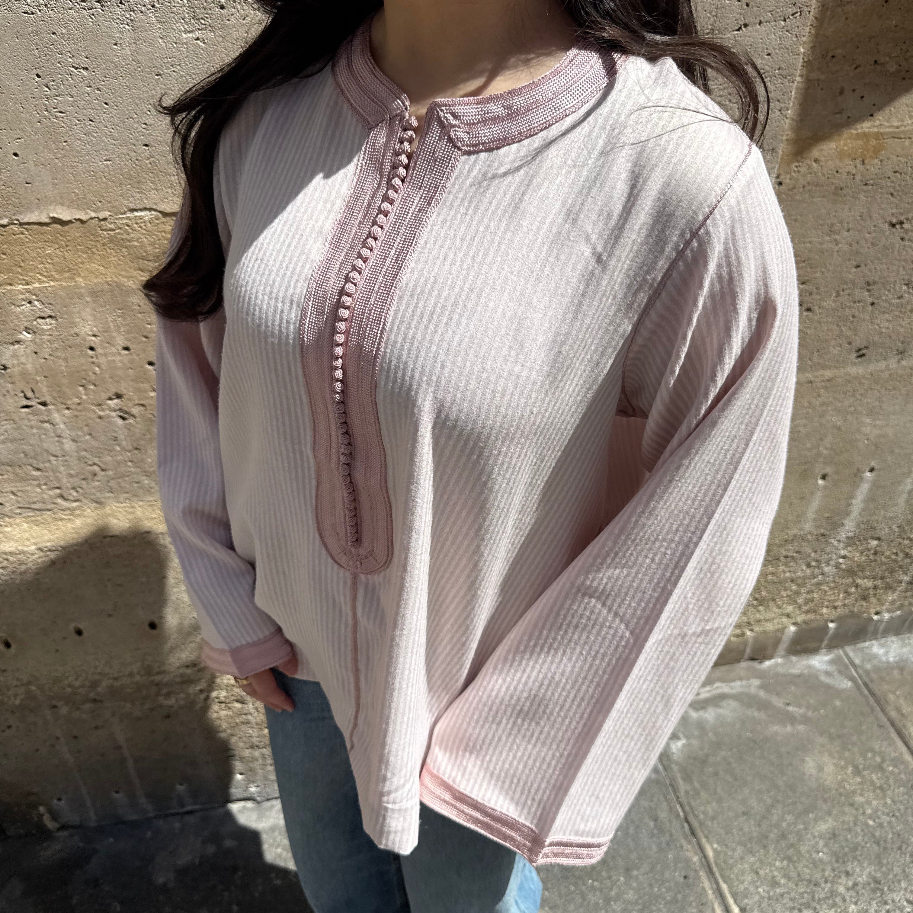 Raye Kandoura Top | Blush