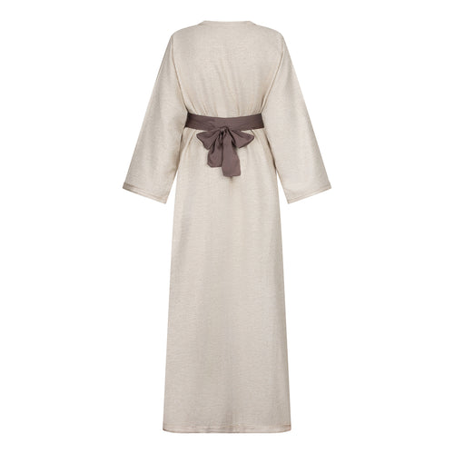 Belted Linen Kaftan