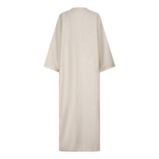 Belted Linen Kaftan