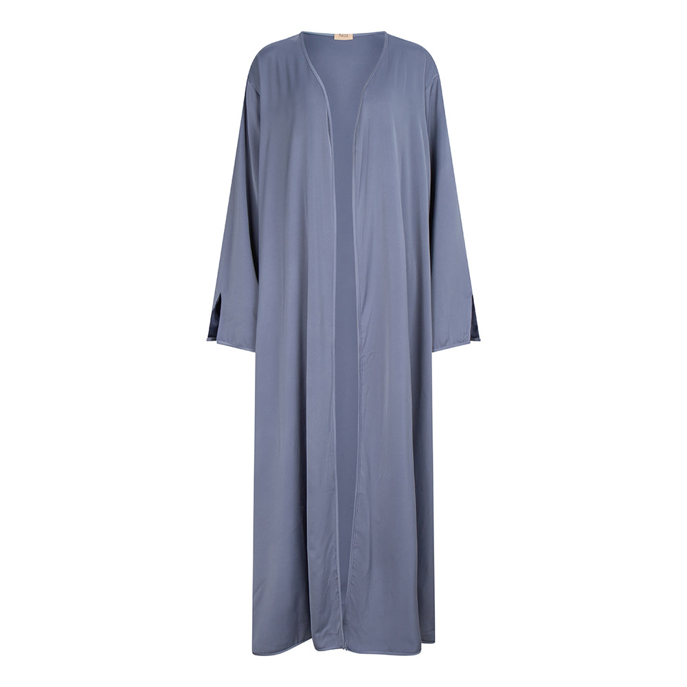 Double Satin Abaya | Ocean