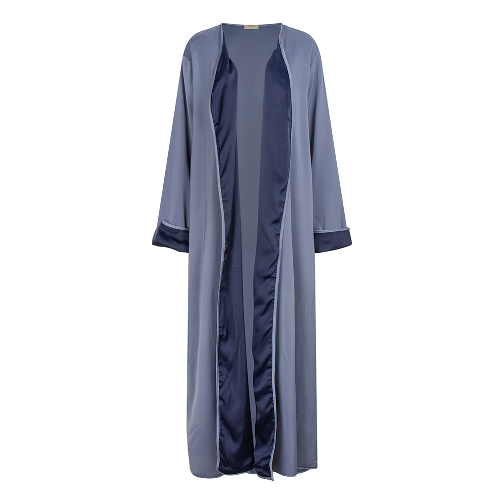 Double Satin Abaya | Ocean