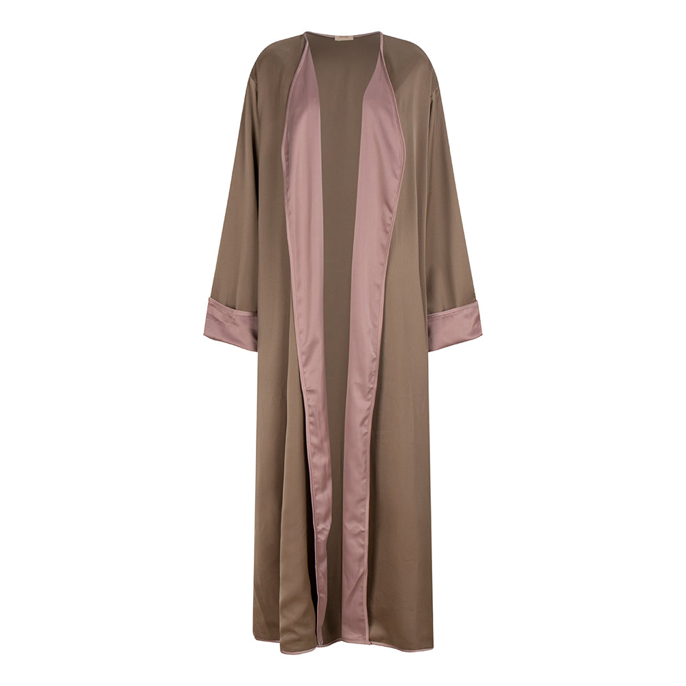 Double Satin Abaya | Forrest