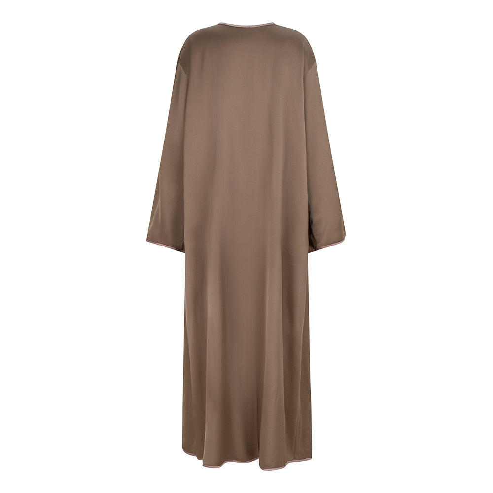 Double Satin Abaya | Forrest